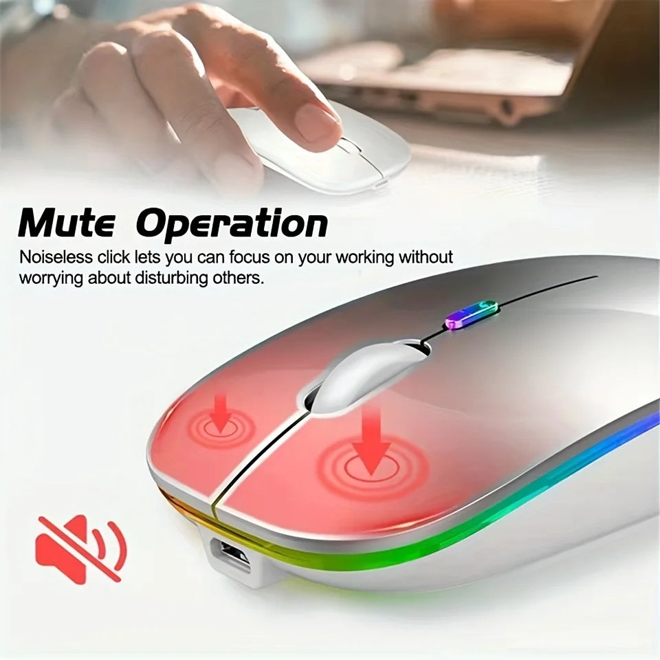 Wireless Mouse Bluetooth and 2.4GHz Dual Modes