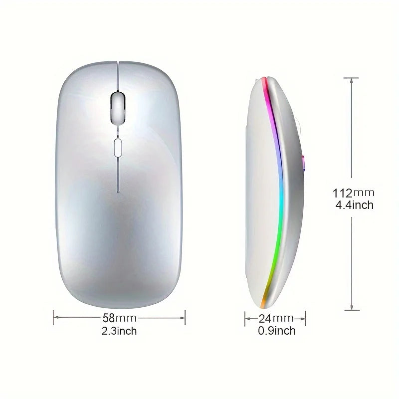 Wireless Mouse Bluetooth and 2.4GHz Dual Modes