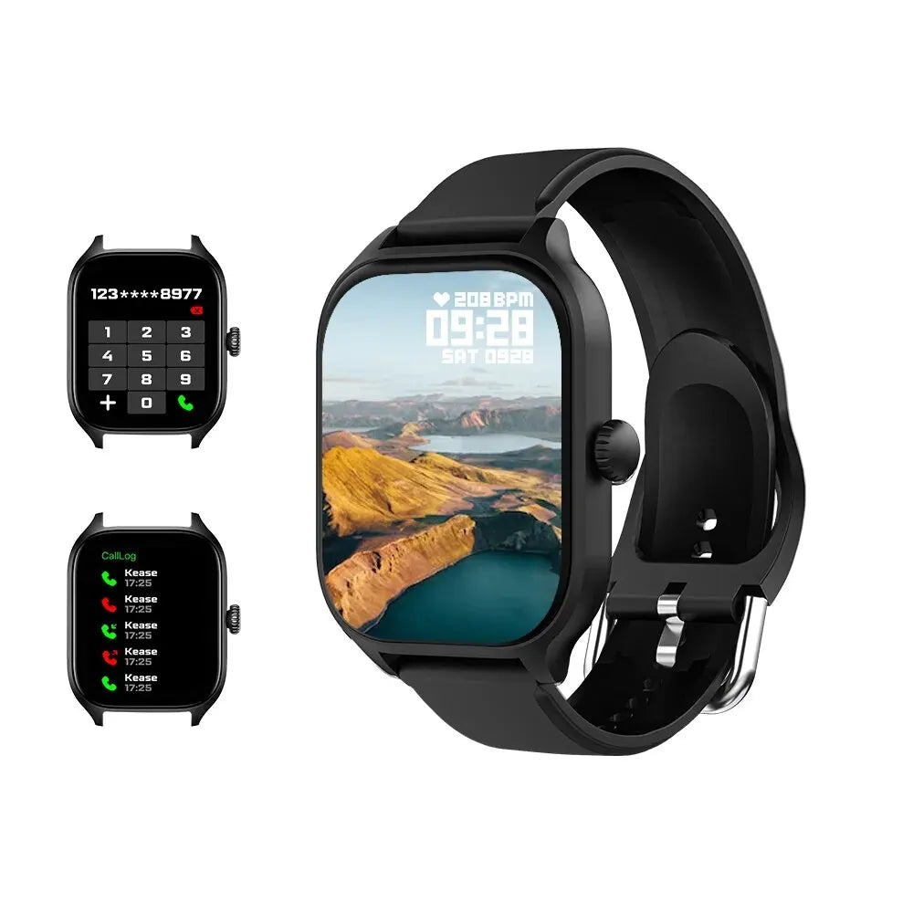 LAXASFIT H9 and H6 Smartwatch Dial to Answer Calls Calorie Tracking Heart Rate Blood Oxygen Monitoring Bluetooth Smart Watch